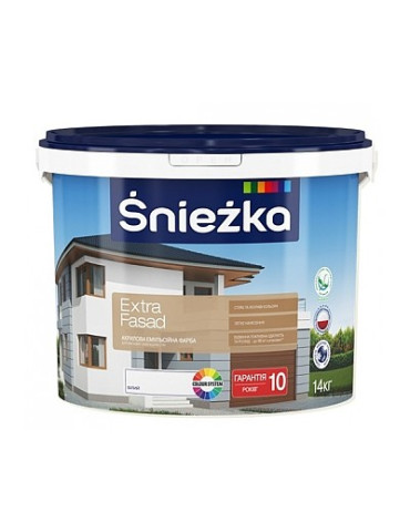 Фарба ŚNIEŻKA EXTRA FASAD