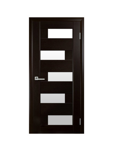 Дверне полотно Піана венге сатин