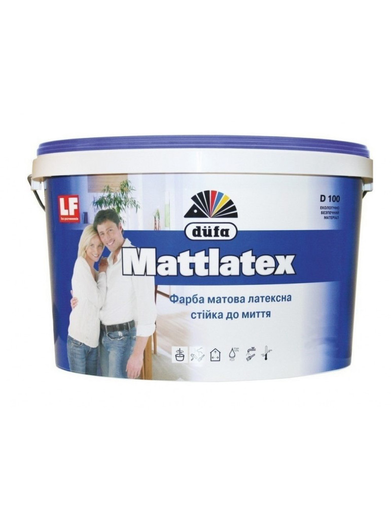 Фарба водоемульсійна Dufa Mattlatex D100 14 кг