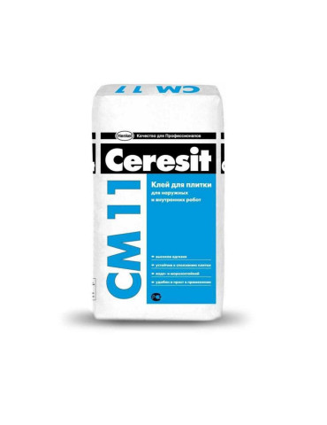 Клей для плитки будівельний Ceresit CM 11 25 кг