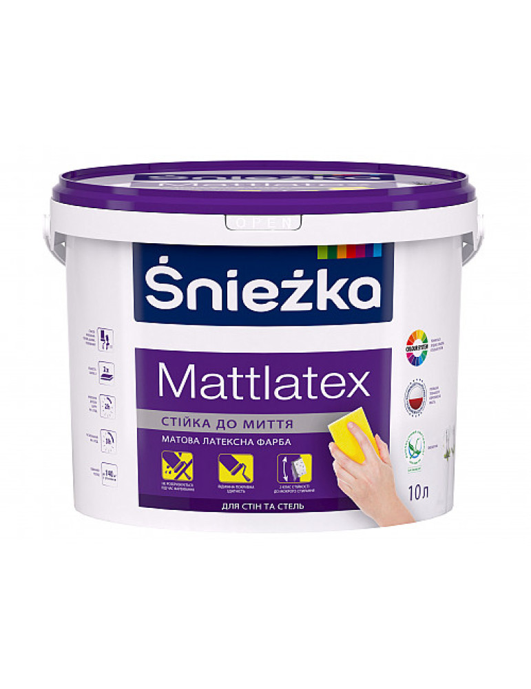 Фарба Śnieżka Mattlatex.