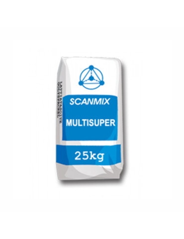 Клей для плитки Scanmix Multisuper 25 кг.