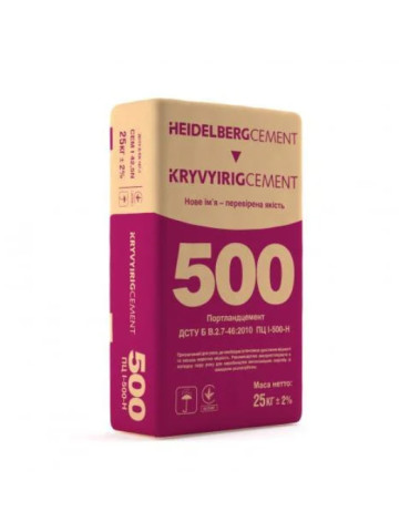 Цемент Heildelberg ПЦ ІІ/А-Ш-500 25 кг