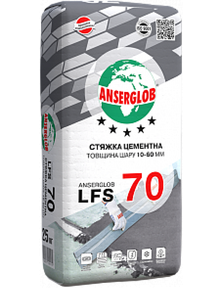 Anserglob LFS-70 Стяжка цементна 25кг