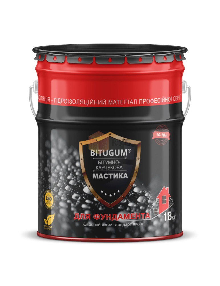 Bitugum Мастика бітумна фундаментна 18кг