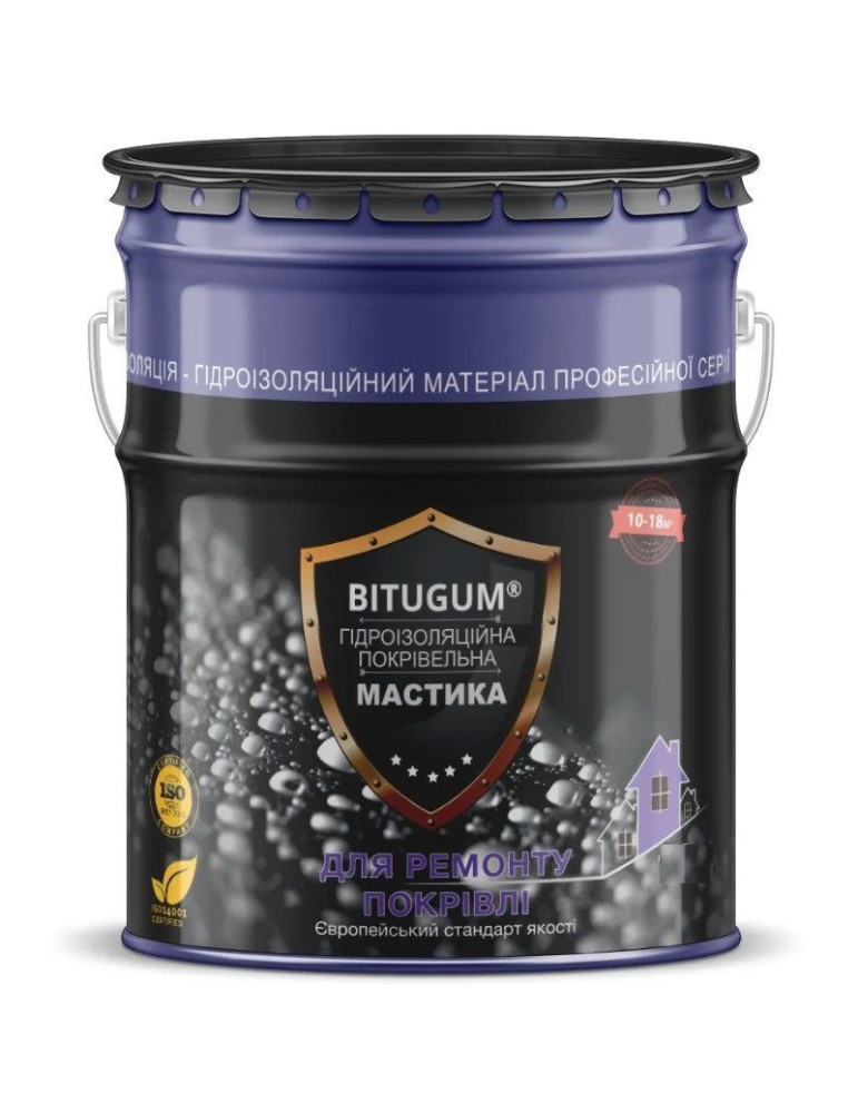 Bitugum Мастика гідроізоляційна покрівельна 10кг