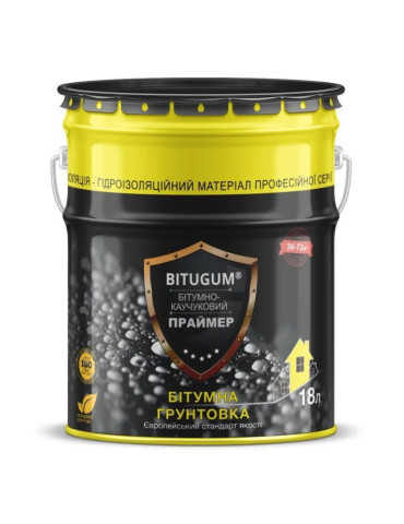 Bitugum Праймер бітумно-каучуковий 10л