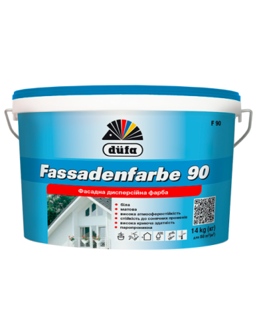 Фарба водоемульсійна DUFA F90 14кг 