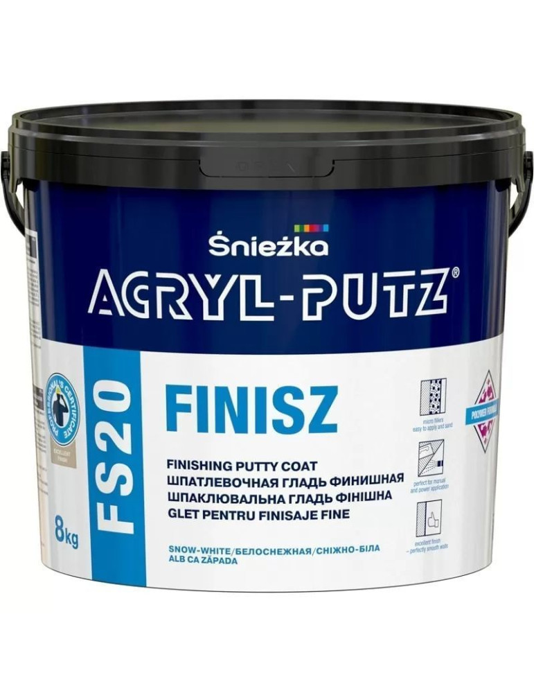 Шпаклівка Sniezka Acryl-Putz 17кг