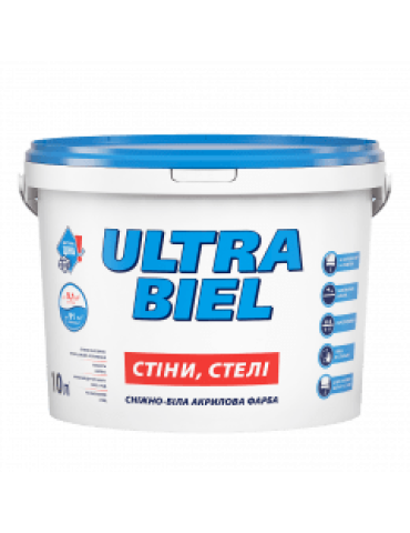 Фарба водоемульсійна Sniezka Ultra Biel 10л/14кг 