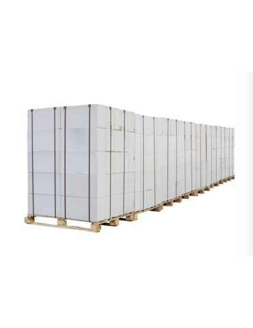 Газобетон ПАЛЕТНА НОРМА (ціна дійсна при замовленні від 3-х палет) (без доставки)