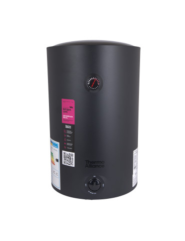 Водонагрівач електричний 50 л, Black універсальний, мокрий ТЕН 1,5 кВт D50VH15Q2В Thermo Alliance