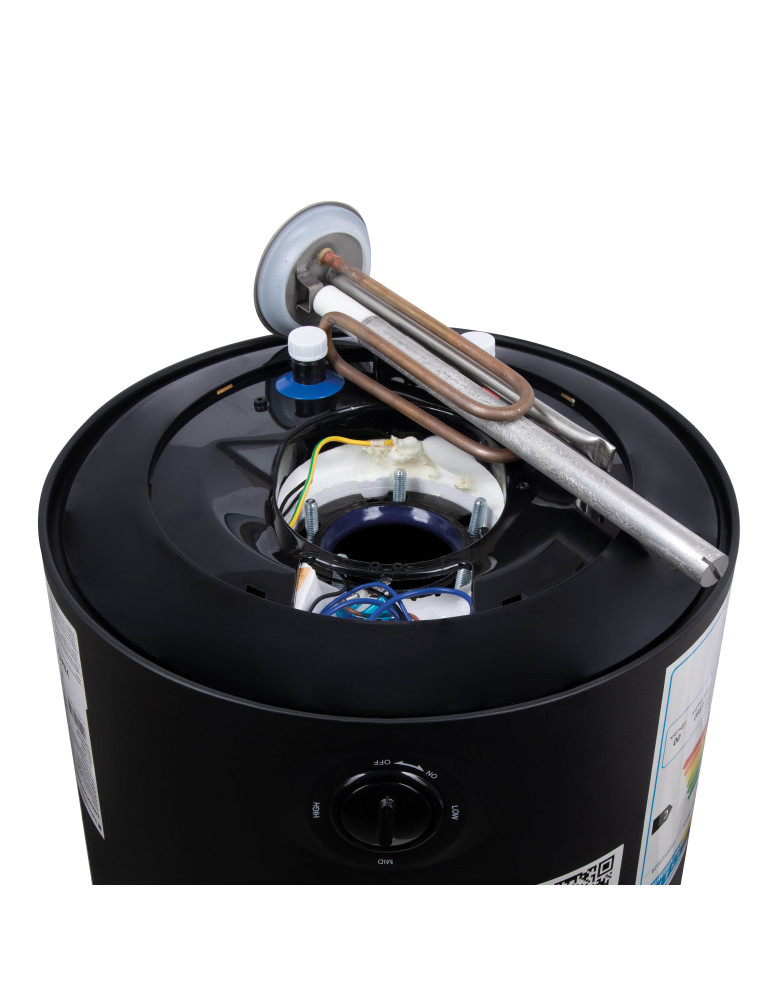 Водонагрівач електричний 50 л, Black універсальний, мокрий ТЕН 1,5 кВт D50VH15Q2В Thermo Alliance