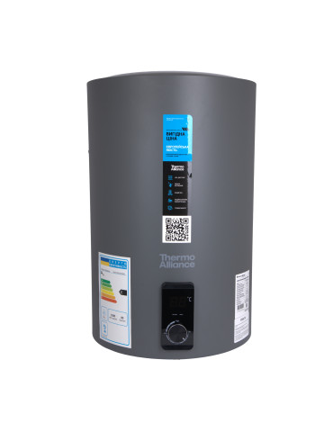 Водонагрівач електричний Thermo Alliance 80 л Grey,  вертикальний, сухий ТЕН 2,0 кВт D80V20J3(D)KG