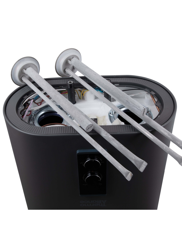 Водонагрівач електричний Thermo Alliance 80 л, Grey,  плоский вертикальний, сухий ТЕН 2 кВт (0,8+1,2) DT80V20GPDD2G