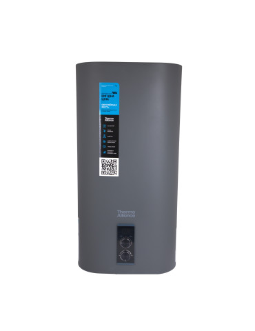 Водонагрівач електричний Thermo Alliance 80 л, Grey,  плоский вертикальний, сухий ТЕН 2 кВт (0,8+1,2) DT80V20GPDD2G