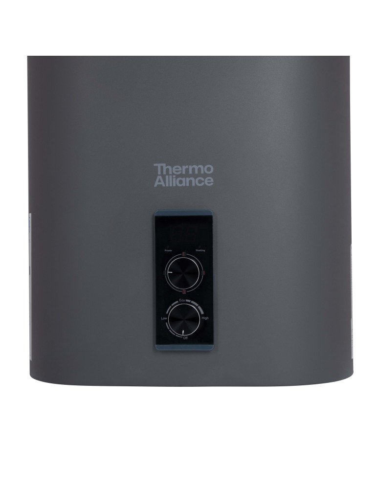 Водонагрівач електричний Thermo Alliance 80 л, Grey,  плоский вертикальний, сухий ТЕН 2 кВт (0,8+1,2) DT80V20GPDD2G