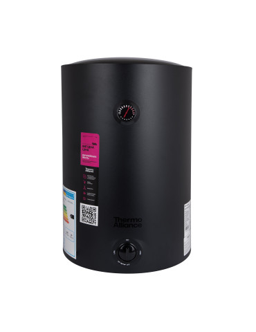 Водонагрівач електричний Thermo Alliance 100 л Black універсальний, мокрий ТЕН 1,5 кВт D100VH15Q3В