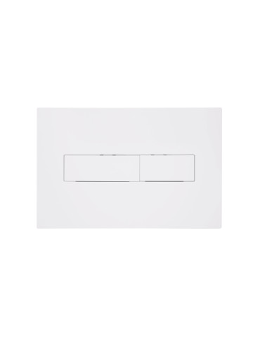 Клавіша змиву Qtap Standard 152x236x28 мм, White, лінійна QTSTD164W49471