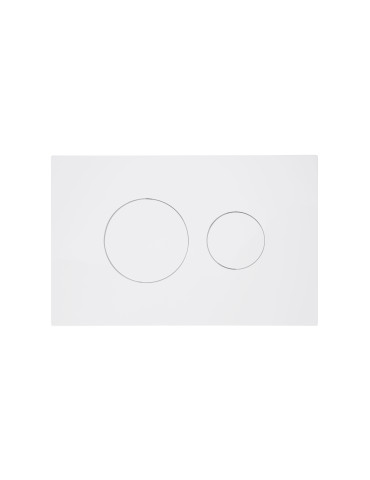 Клавіша змиву Qtap Standard 152x236x28 мм, White, кругла QTSTD164W49468
