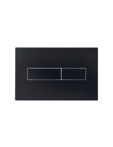 Клавіша змиву Qtap Standard 152x236x28 мм, Matt Black, лінійна QTSTD164BLM49473