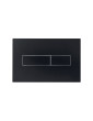 Клавіша змиву Qtap Standard 152x236x28 мм, Matt Black, лінійна QTSTD164BLM49473