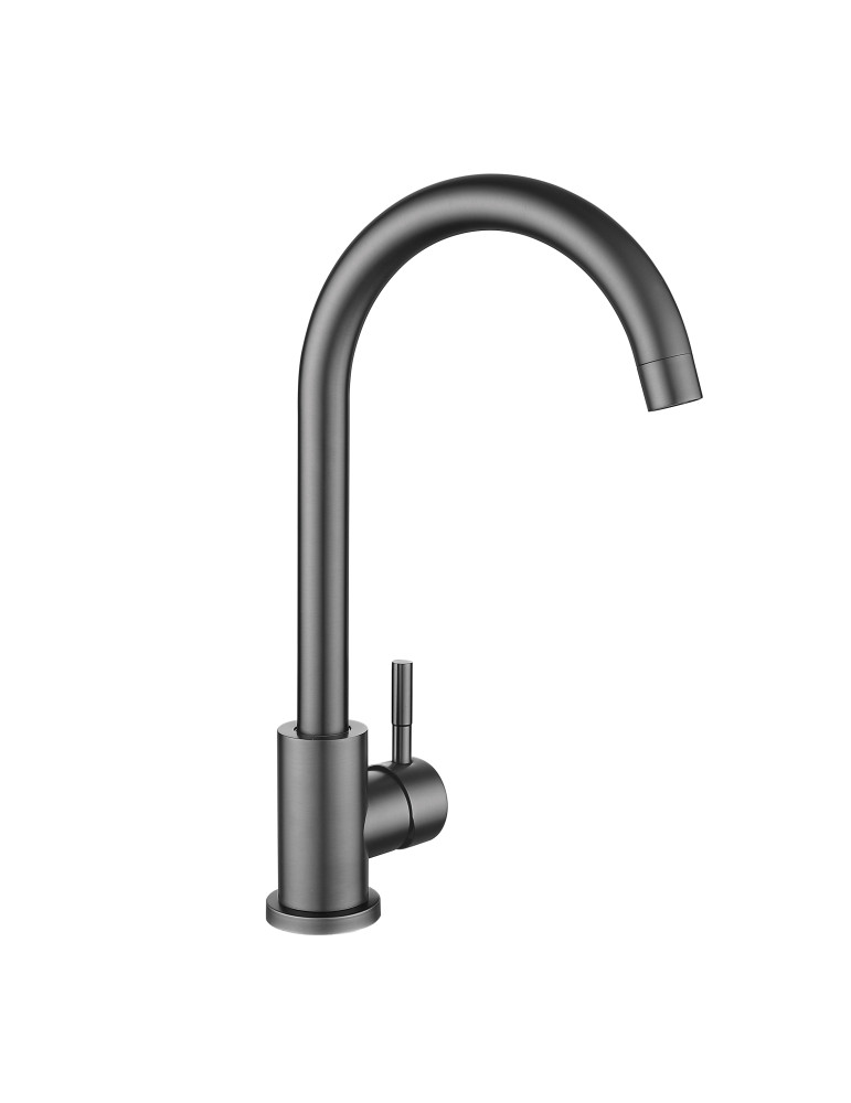 Змішувач для кухні Lidz Aria 015F (k35)  LDARI015FGRP49559 Graphite