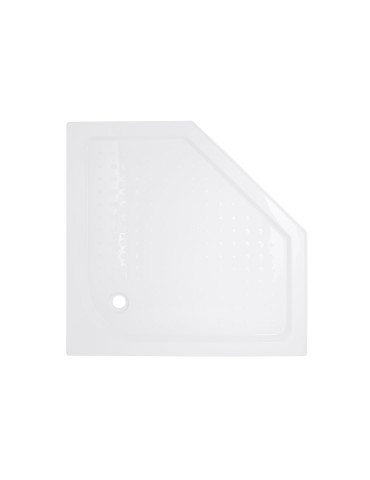 Lidz Душовий піддон DOZORCA SC90x90.LOW, низький, п'ятикутний, акриловий + ніжки, діаметр зливу 50 мм