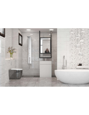 MARMO MILANO Hexagon світло-сірий 8МG151 (1 сорт)