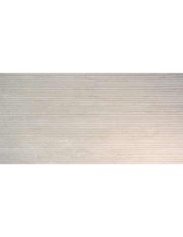 TR01BAR TRAV.BIANCO VEIN CUT RIBBED SQ. 120X60 (1 сорт)