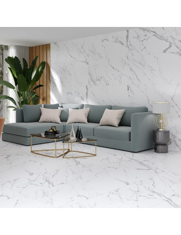 ATLANTIS WHITE SATIN RECT** (1 сорт)