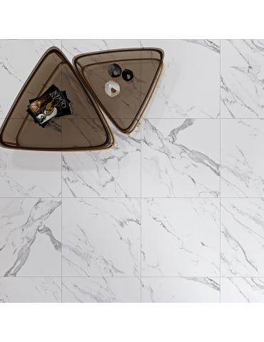 ATLANTIS WHITE SATIN RECT** (1 сорт)