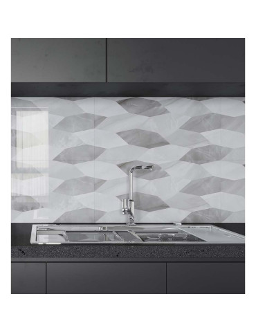 LAZURRO Leaves сірий 3L2251 (1 сорт)