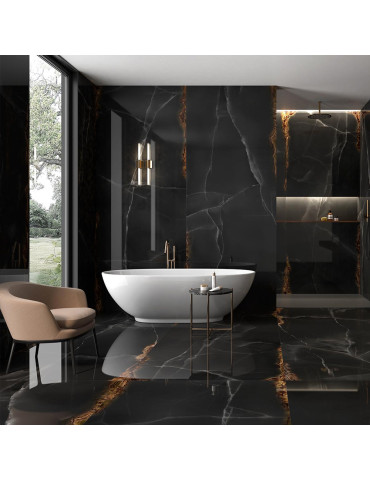 ONICE BLACK POLISHED RECT 6MM (1 сорт)