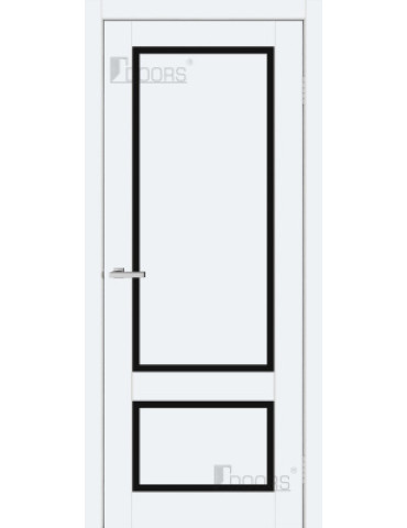 Полотно дверне ПВХ ТМ DOORS 2000х600х40мм С 105 ВG (чорне), шт