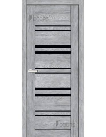 Полотно дверне ПВХ ТМ DOORS 2000х600х40мм С 017 BG (чорне), шт