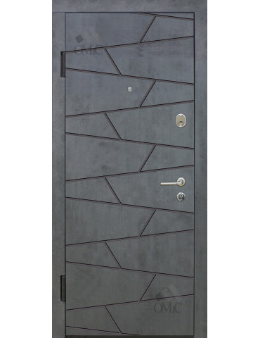 Двері метал. ТМ Riccardi 2050х960 Стандарт 5-С BG лів., шт