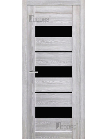 Полотно дверне ПВХ ТМ DOORS 2000х600х40мм С 028 ВG (чорне), шт