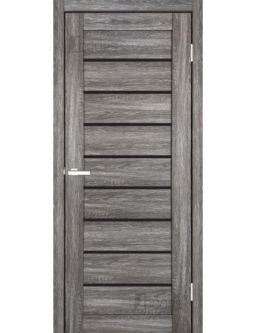 Полотно дверне ПВХ ТМ DOORS 2000х600х40мм С 018 BG (чорне), шт