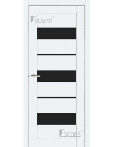 Полотно дверне ПВХ ТМ DOORS 2000х600х40мм С 028 ВG (чорне), шт