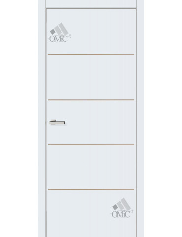 Полотно двер. ТМ ОМіС Глухе з фрез. під фарб ID 01 2000х600х34 мм, шт