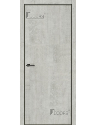 Полотно дверне ТМ Doors 2000х900х42мм TRENTO 01B BLACK (з фрезерув. п/з 96/85), шт