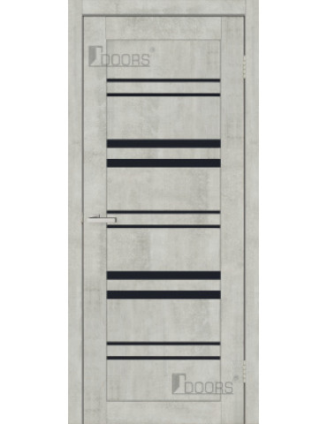 Полотно дверне ПВХ ТМ DOORS 2000х600х40мм С 017 BG (чорне), шт