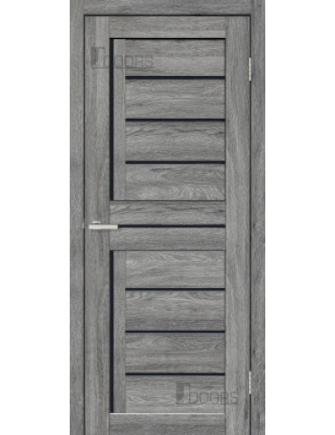 Полотно дверне ПВХ ТМ DOORS 2000х600х40мм С 051 BG (чорне), шт