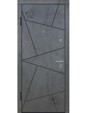 Двері метал. ТМ Riccardi 2050х960 Стандарт 7U-BIT 06 G лів., шт