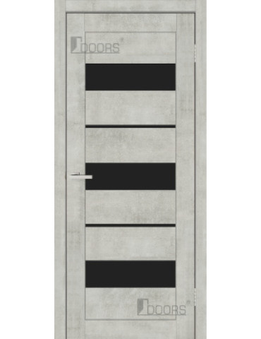 Полотно дверне ПВХ ТМ DOORS 2000х600х40мм С 028 ВG (чорне), шт
