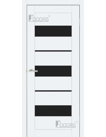 Полотно дверне ПВХ ТМ DOORS 2000х600х40мм С 028 ВG (чорне), шт