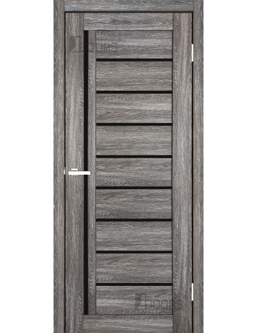 Полотно дверне ПВХ ТМ DOORS 2000х600х40мм С 067 ВG (чорне), шт