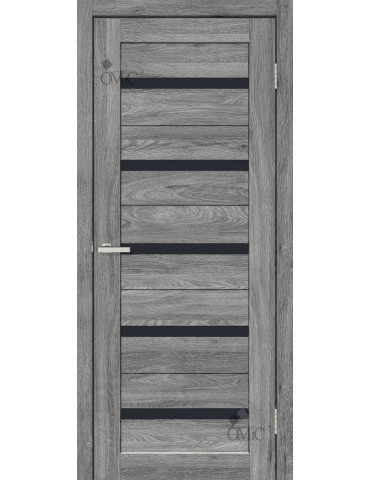 Полотно дверне ПВХ ТМ DOORS 2000х600х40мм С 026 BG (чорне), шт