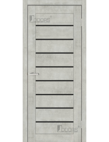 Полотно дверне ПВХ ТМ DOORS 2000х600х40мм С 018 BG (чорне), шт